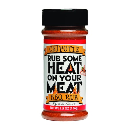 Rub Some Heat On Your Meat RUB SOME HEAT ON YOUR MEAT Chipotle BBQ Rub 5.5 oz OW85020-6